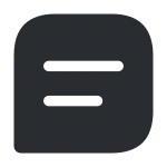 Message Text SVG Icon